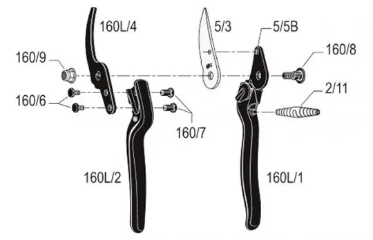 FELCO 160L Garten-Schere essentiel groß