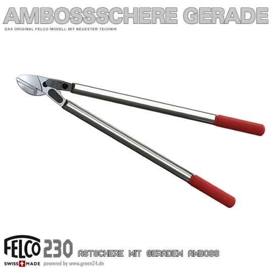 FELCO 230 Astschere mit geradem Amboss