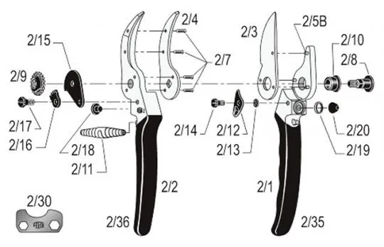 Felco 2/3 Ersatzklinge